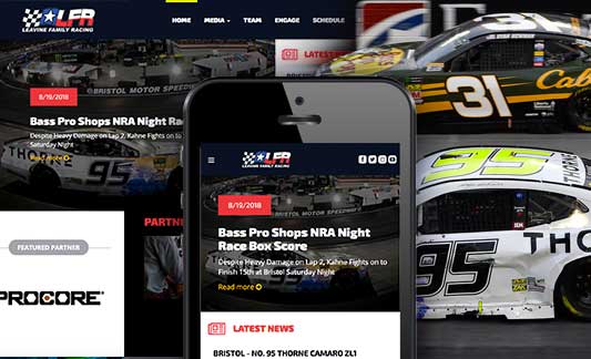 Leavine Family Racing Marketing Example
